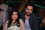 Monali Thakur, Ayushmann Khurrana on the sets of Lil Champs in Famous on 24th Feb 2015